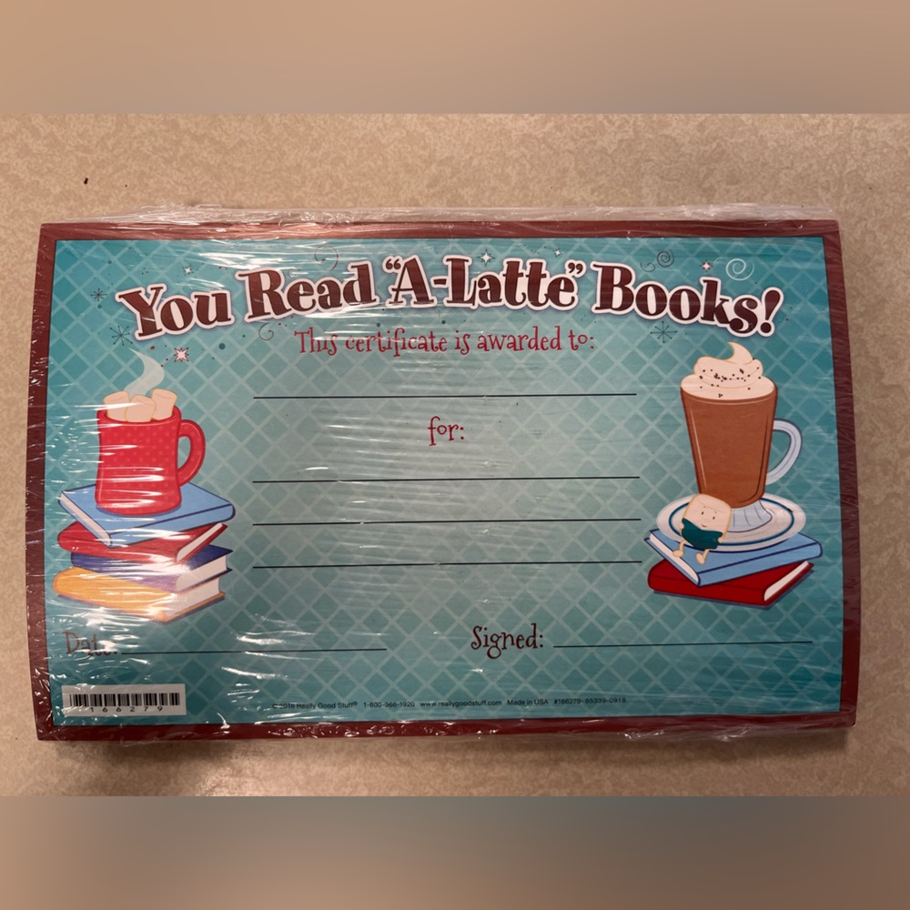 Really Good Stuff Reading Recognition Awards